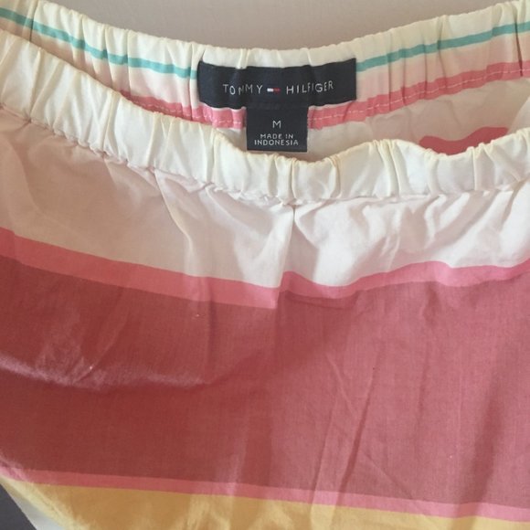 Tommy Hilfiger Off-Shoulder Stripe Dress - Picture 3 of 4